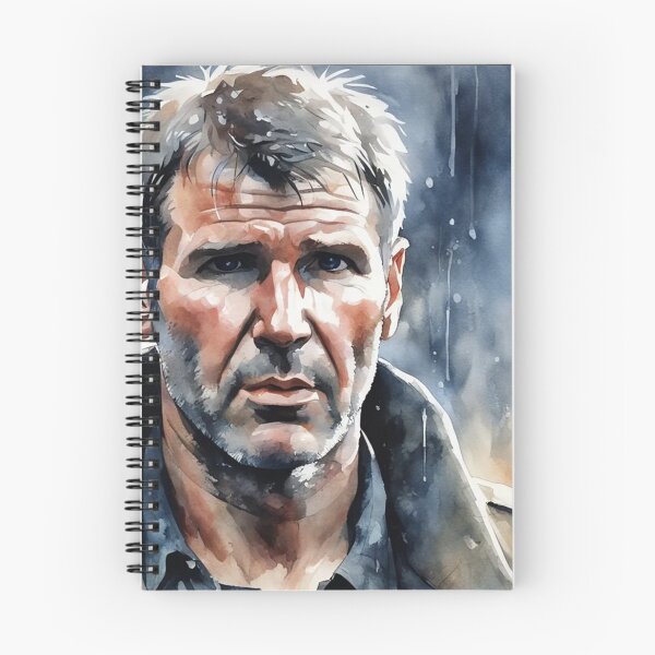 Artikelvorschau, Rick Deckard, Aquarellmalerei, Vaporwave, Fan-Art entworfen und verkauft von Burn-Ego.