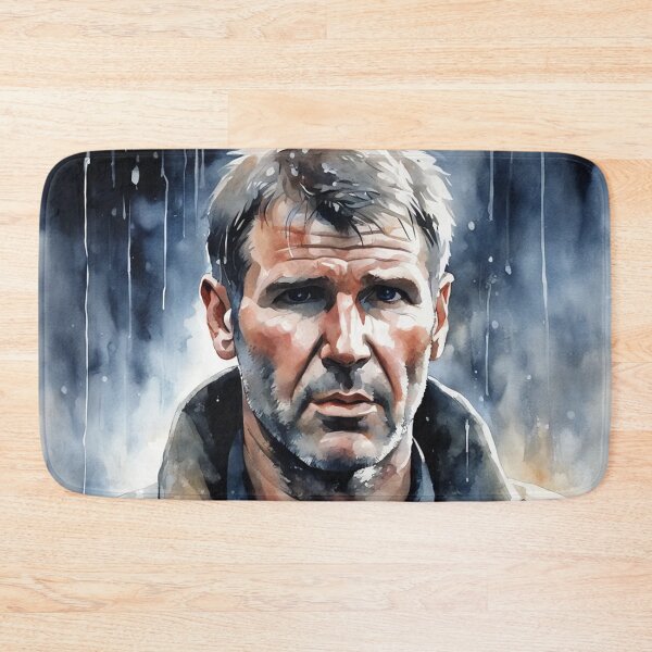 Item preview, Rick Deckard, Watercolour Painting, Vaporwave, Fan Art designed and sold by Burn-Ego.