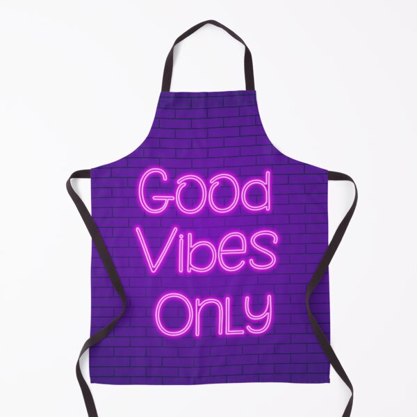Item preview, Good vibes only neon on brick wall designed and sold by AnnArtshock.