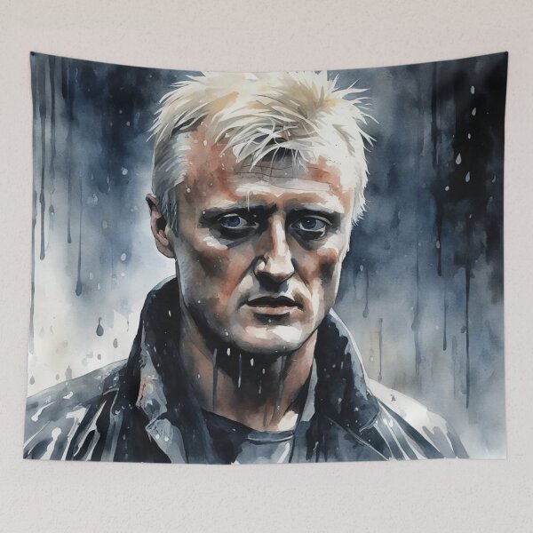 Item preview, Roy Batty, Watercolour, Tears in Rain, Fan Art designed and sold by Burn-Ego.