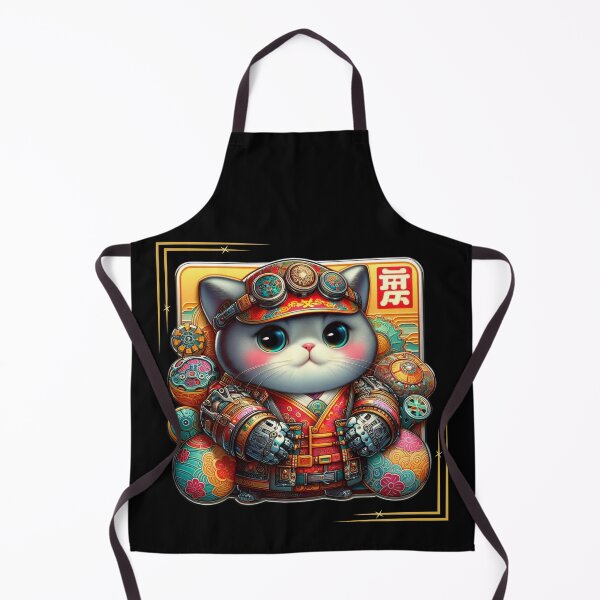 Item preview, Steampunk Feline Print British Shorthair Cat in Mechanical Costume designed and sold by Dynke.