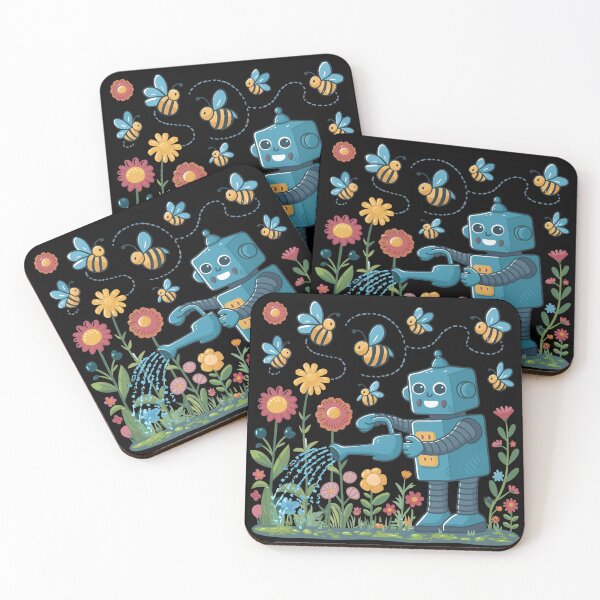 Item preview, Gardening Robot: Blooming Friendship designed and sold by EnchantWearEmpo.