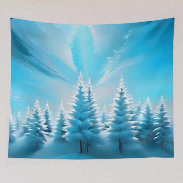 Item preview, Snowy Scenery Cold Snap Tall Trees Serene Setting 3 of 4 designed and sold by Beachy.