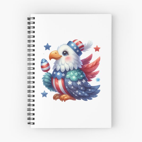 Item preview, 4th July American eagle with hat gift designed and sold by BlushRoses7.