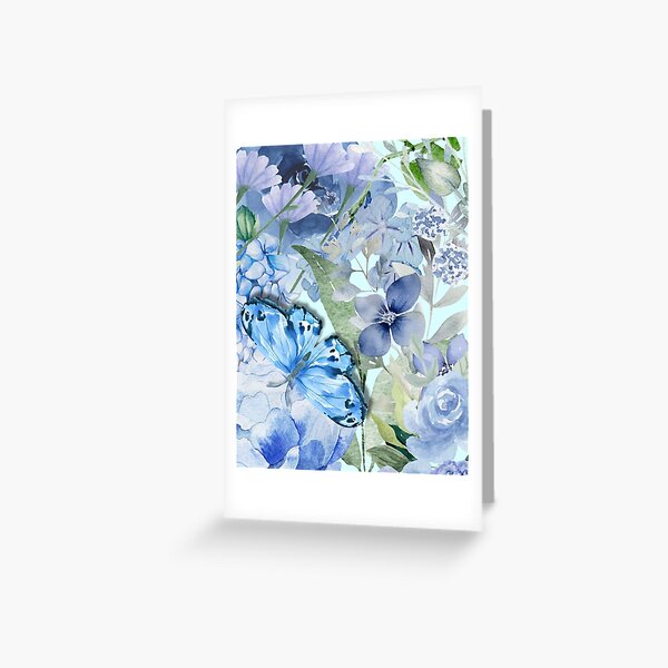 Item preview, Flowers in Blue designed and sold by Cre8tionsbyDNL.