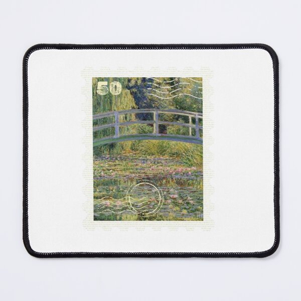 Item preview, The Water Lily Pond Stamp designed and sold by HappyAli777.