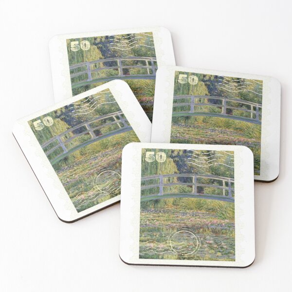 Item preview, The Water Lily Pond Stamp designed and sold by HappyAli777.