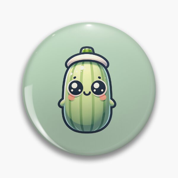 Item preview, Cute Kawaii Zucchini designed and sold by Milandrial.