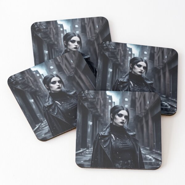 Item preview, Urban Goth Girl, City Photography, Dark Art designed and sold by Burn-Ego.