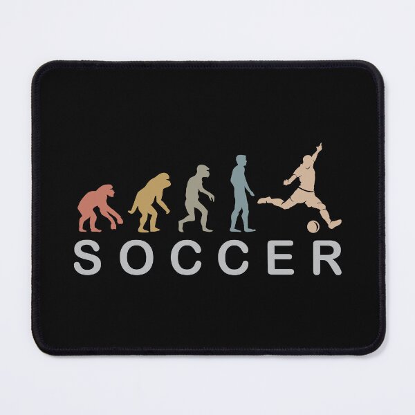 Item preview, Football evolution retro colors FOOTBALLER team logo designed and sold by AndreMi.