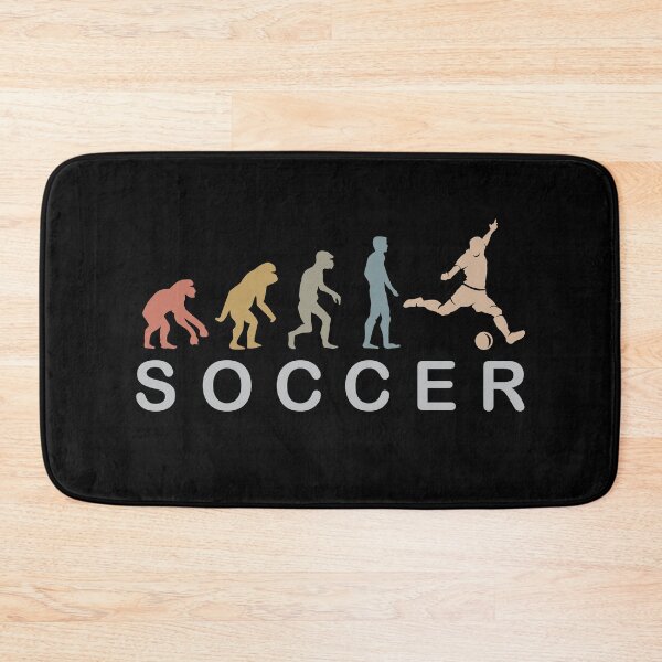 Item preview, Football evolution retro colors FOOTBALLER team logo designed and sold by AndreMi.
