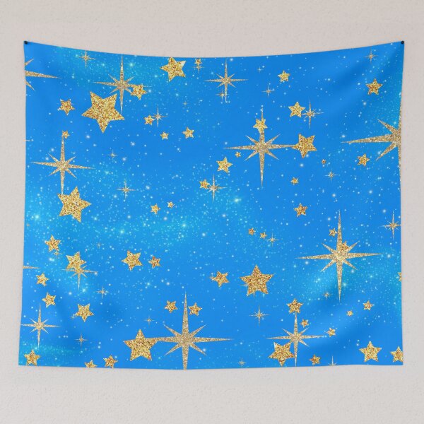 Item preview, Golden Starry Night designed and sold by KookiePalette.