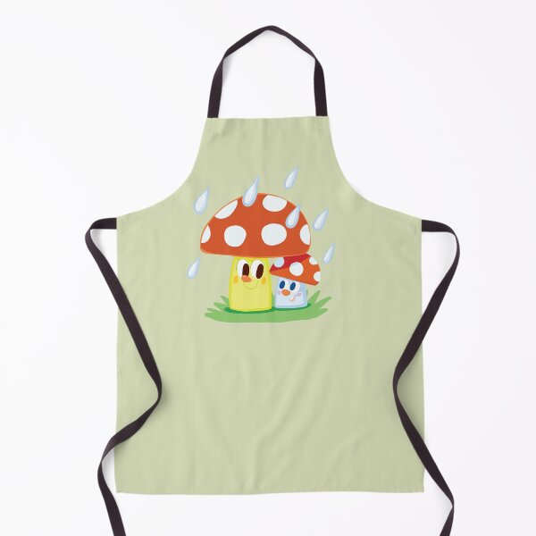 Item preview, Big and small mushroom with raindrops designed and sold by duxpavlic.