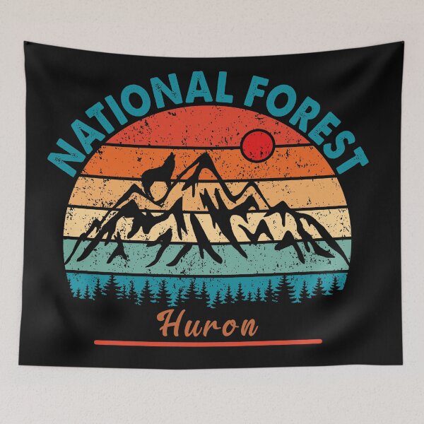 Item preview, Huron National Forest designed and sold by graphic-map.