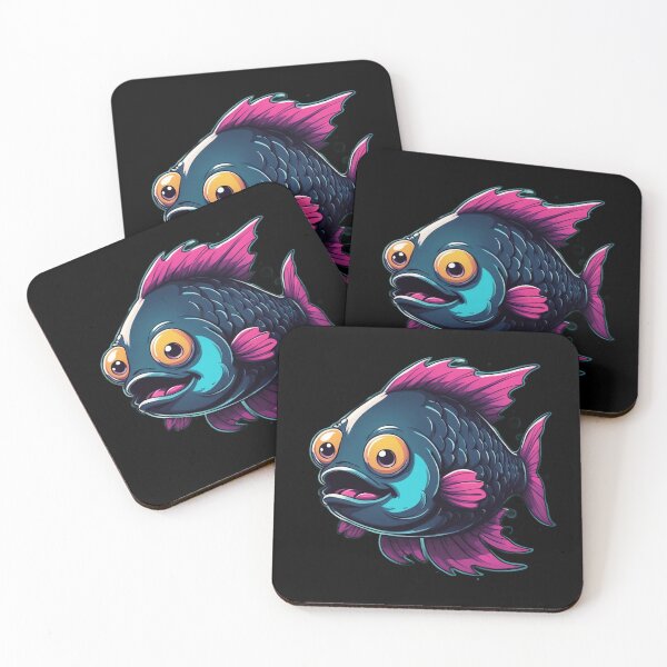 Item preview, Funny Cute Fish, Kawaii, Cartoon designed and sold by Burn-Ego.
