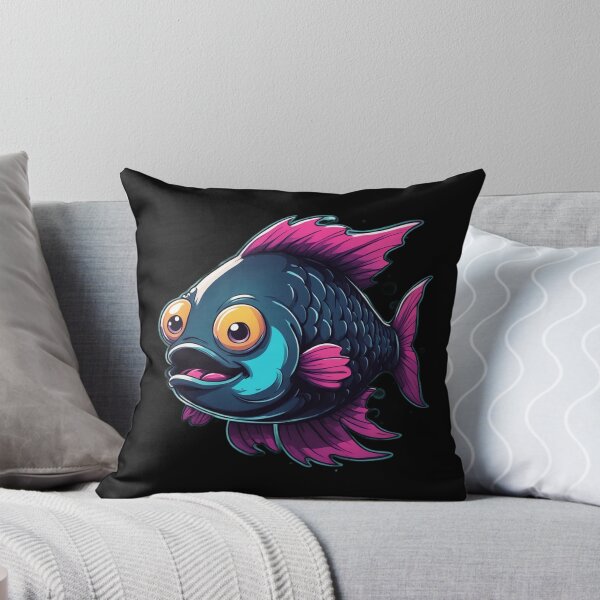 Item preview, Funny Cute Fish, Kawaii, Cartoon designed and sold by Burn-Ego.