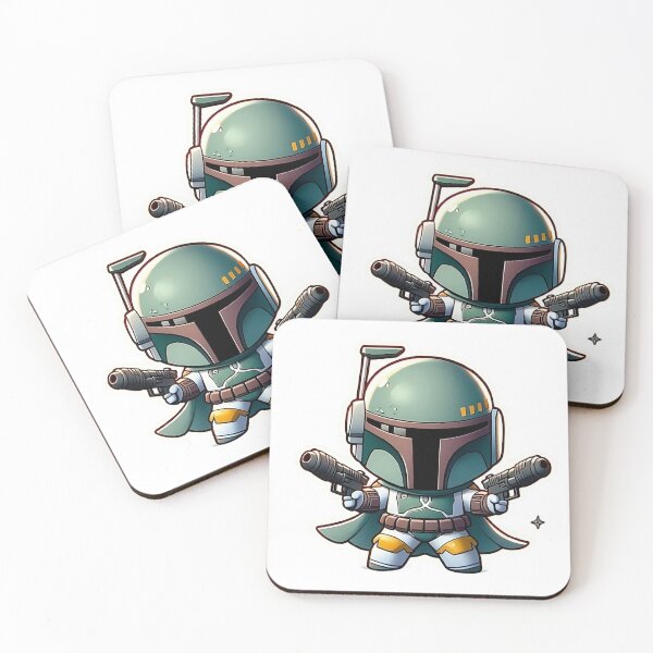 Item preview, Chibi Boba Fett designed and sold by StickersNPeels.