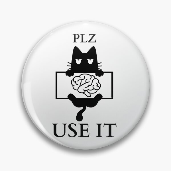 Item preview, Cat asking to use the brain designed and sold by BabbleTrouble.
