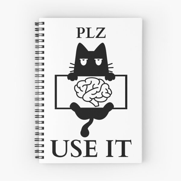 Item preview, Cat asking to use the brain designed and sold by BabbleTrouble.