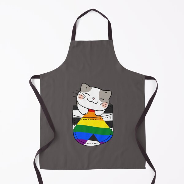 Item preview, Ally Pride Cat in Faux Pocket designed and sold by everything4eva.