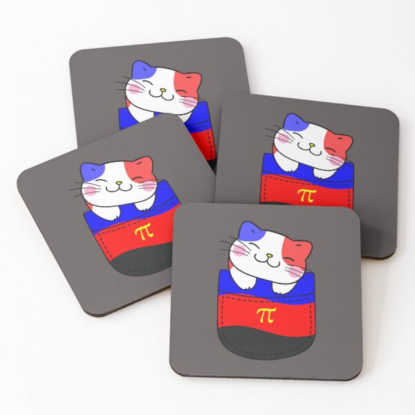 Item preview, Gato del orgullo poliamoroso en bolsillo falso designed and sold by everything4eva.