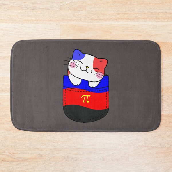 Item preview, Polyamorous Pride Cat in Faux Pocket designed and sold by everything4eva.
