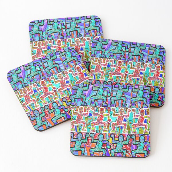 Item preview, graffiti pop art dancers festival art 7777 designed and sold by LowEndGraphics.