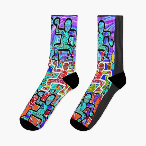 Item preview, graffiti pop art dancers festival art 7777 designed and sold by LowEndGraphics.