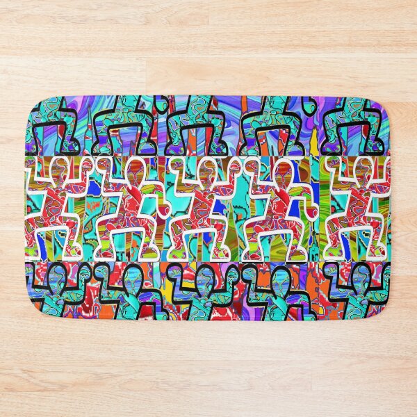 Item preview, graffiti pop art dancers festival art 7777 designed and sold by LowEndGraphics.