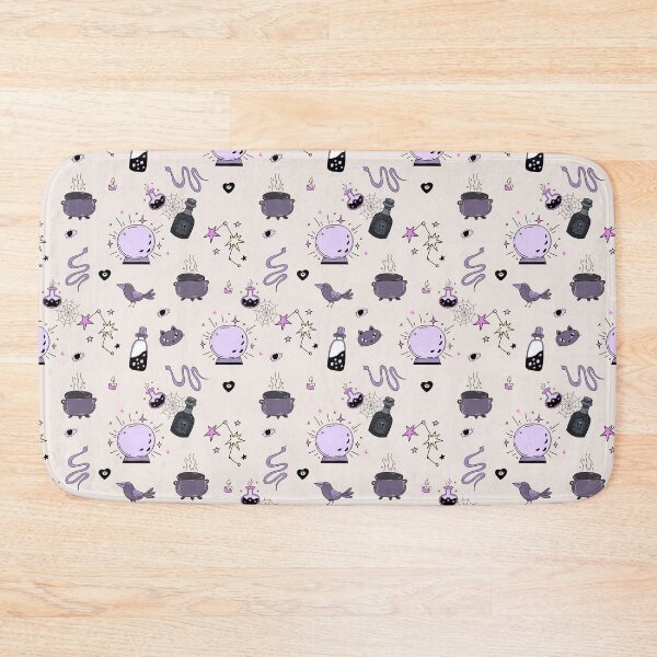 Item preview, Witchcraft colored doodles pattern designed and sold by MonochromeEcho.