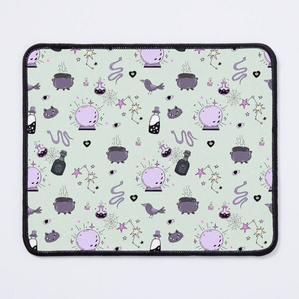 Item preview, Witchcraft colored doodles pattern green designed and sold by MonochromeEcho.