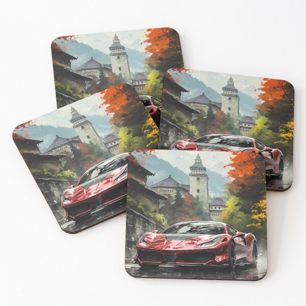 Item preview, Ferrari F8 Tributo Modern Supercar And Autumn Splendor designed and sold by RevUpDesign.