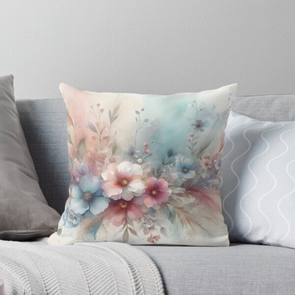 Item preview, Watercolor Washes": Soft pastel floral background designed and sold by BlackCatspet1.