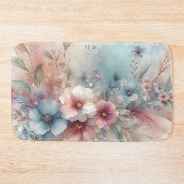 Item preview, Watercolor Washes": Soft pastel floral background designed and sold by BlackCatspet1.