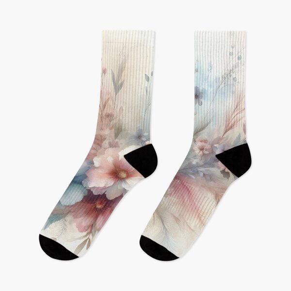 Item preview, Watercolor Washes": Soft pastel floral background designed and sold by BlackCatspet1.