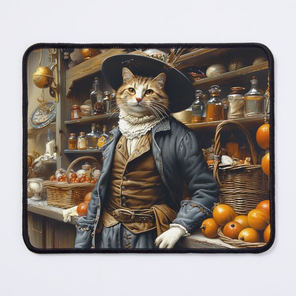 Item preview, Cat Portrait - Salesman designed and sold by aleezon.