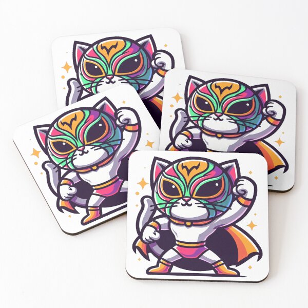 Artikelvorschau, Mighty Meow: Die Luchador-Katze entworfen und verkauft von InklingIris.