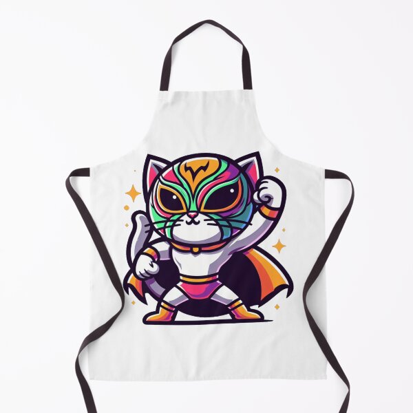 Item preview, Mighty Meow: The Luchador Cat designed and sold by InklingIris.