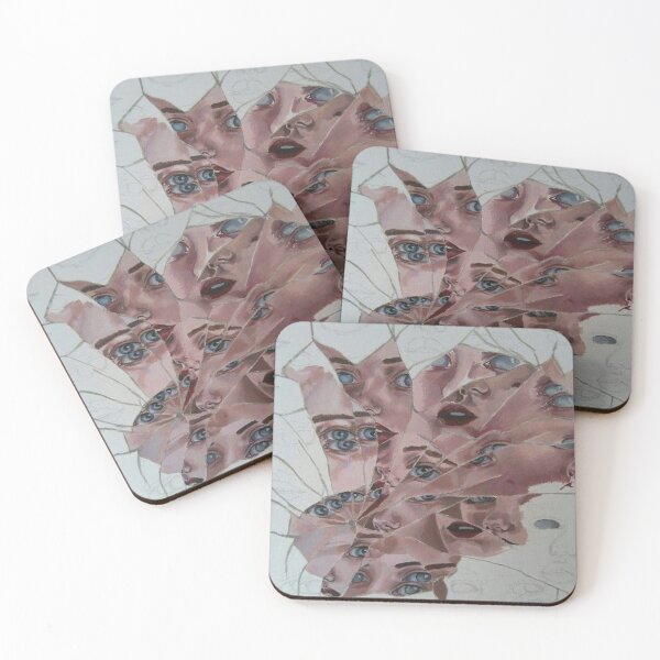 Item preview, Surreal Fractured Faces Art designed and sold by ceiraftdeb.