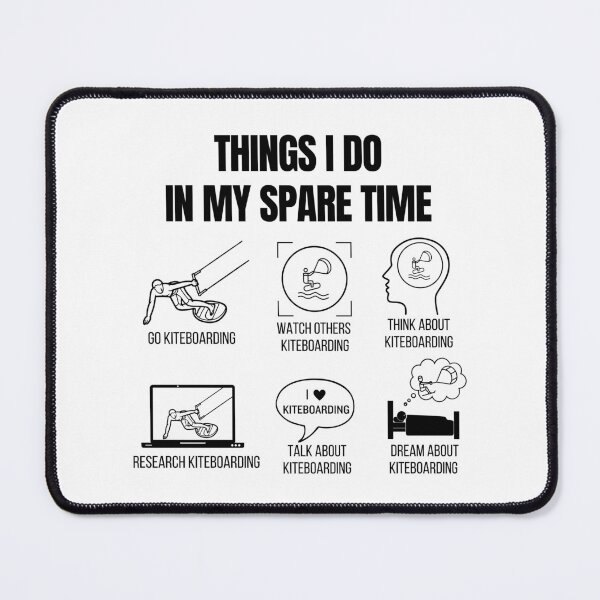 Item preview, Kiteboarding Lover Things I Do in My Spare Time Kiteboarder designed and sold by MomentumCloset.