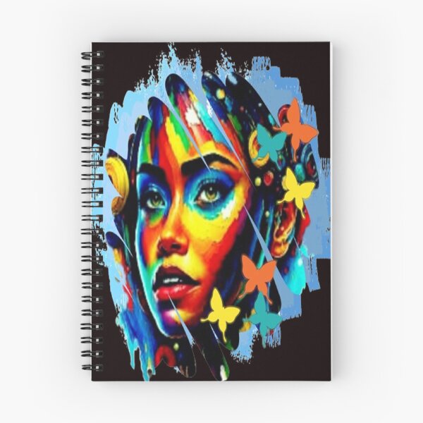 Item preview, Ethnic Abstract Bohemian Face ,  Bohemian design, Abstraction, bold colorful abstract playful design inspired by nature designed and sold by Adri Barnard.