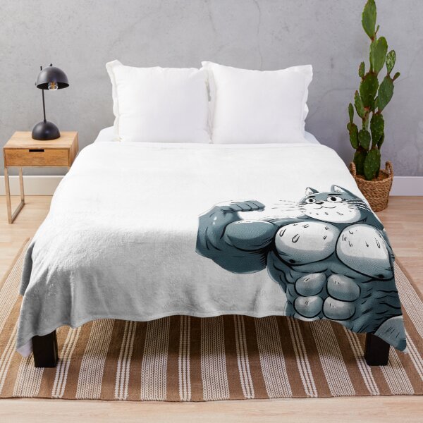 Item preview, Muscle Cat, Buff Kitty, Six-pack Anime Cat designed and sold by cutenesss.