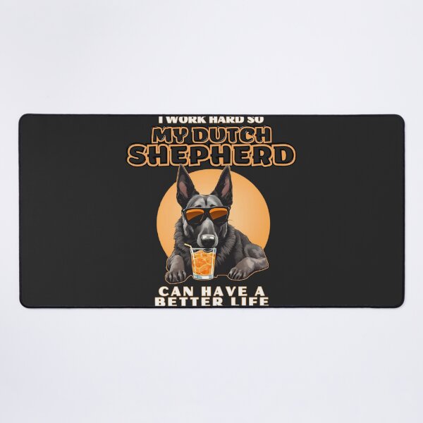 Item preview, dutch shepherd Lovers "I work hard so my amazing Pembroke welsh corgi dog dog can have a better life" designed and sold by GoodyPaws.