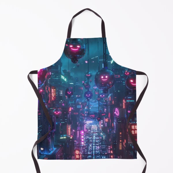 Item preview, Smiley Bots in Neon City designed and sold by palmyst.