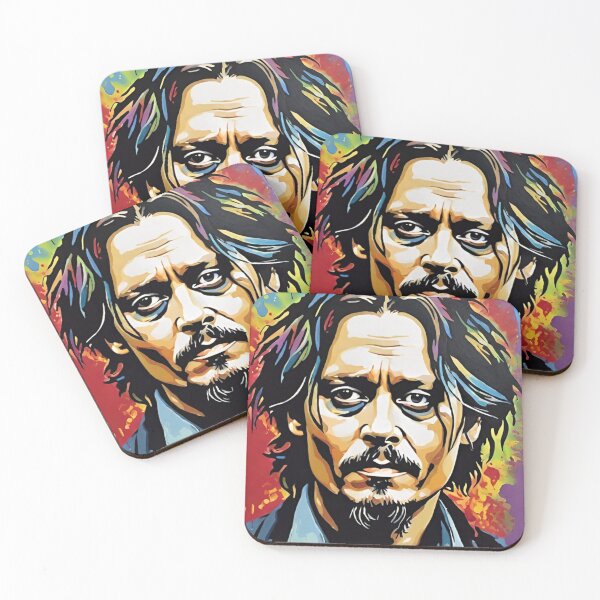 Item preview, johnny depp, fan art, mascot, drawing, art designed and sold by DonnaBlankaArt.