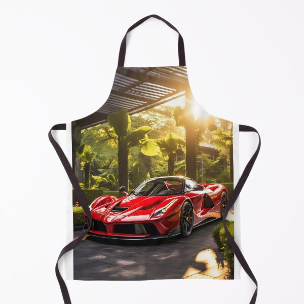 Item preview, Red Ferrari LaFerrari Under Modern Canopy With Sun Reflections designed and sold by RevUpDesign.