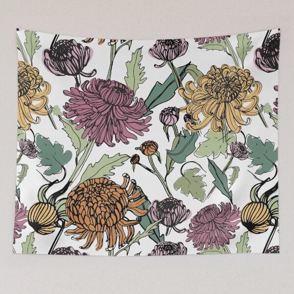Item preview, Floral seamless pattern flowers designed and sold by Mirksaz-designs.