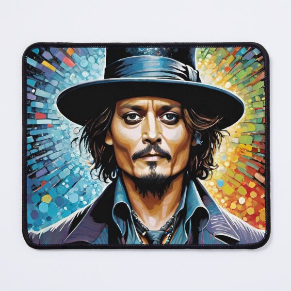 Item preview, johnny depp, fan art, mascot, drawing, art designed and sold by DonnaBlankaArt.