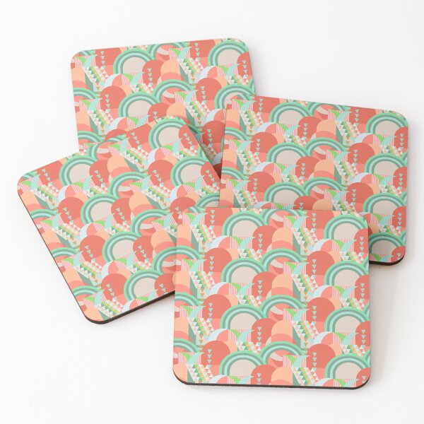 Item preview, Large abstract shapes, Orange and turquoise designed and sold by Alex  Blud.