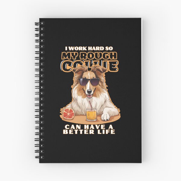 Item preview, rough collie  Lovers "I work hard so my amazing Pembroke welsh corgi dog  dog can have a better life" designed and sold by GoodyPaws.
